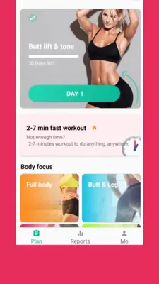 FitGirls Transform Your Body android App screenshot 1